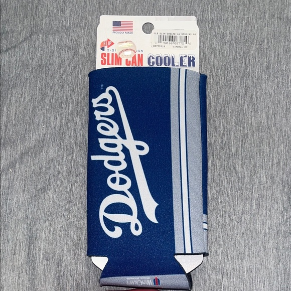 Dodgers Blue LA Slim Can Cooler a set (2) - Picture 3 of 4